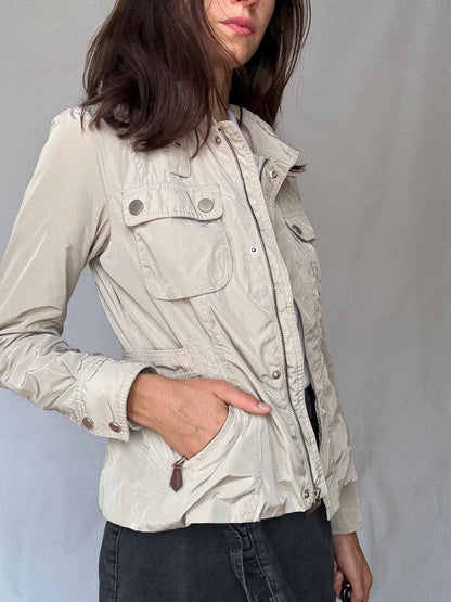 Beige Massimo Dutti Academic Jacket, Women's S — additional view 5