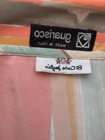 Pastel Stripe Art Deco Vintage Blouse — additional view 10