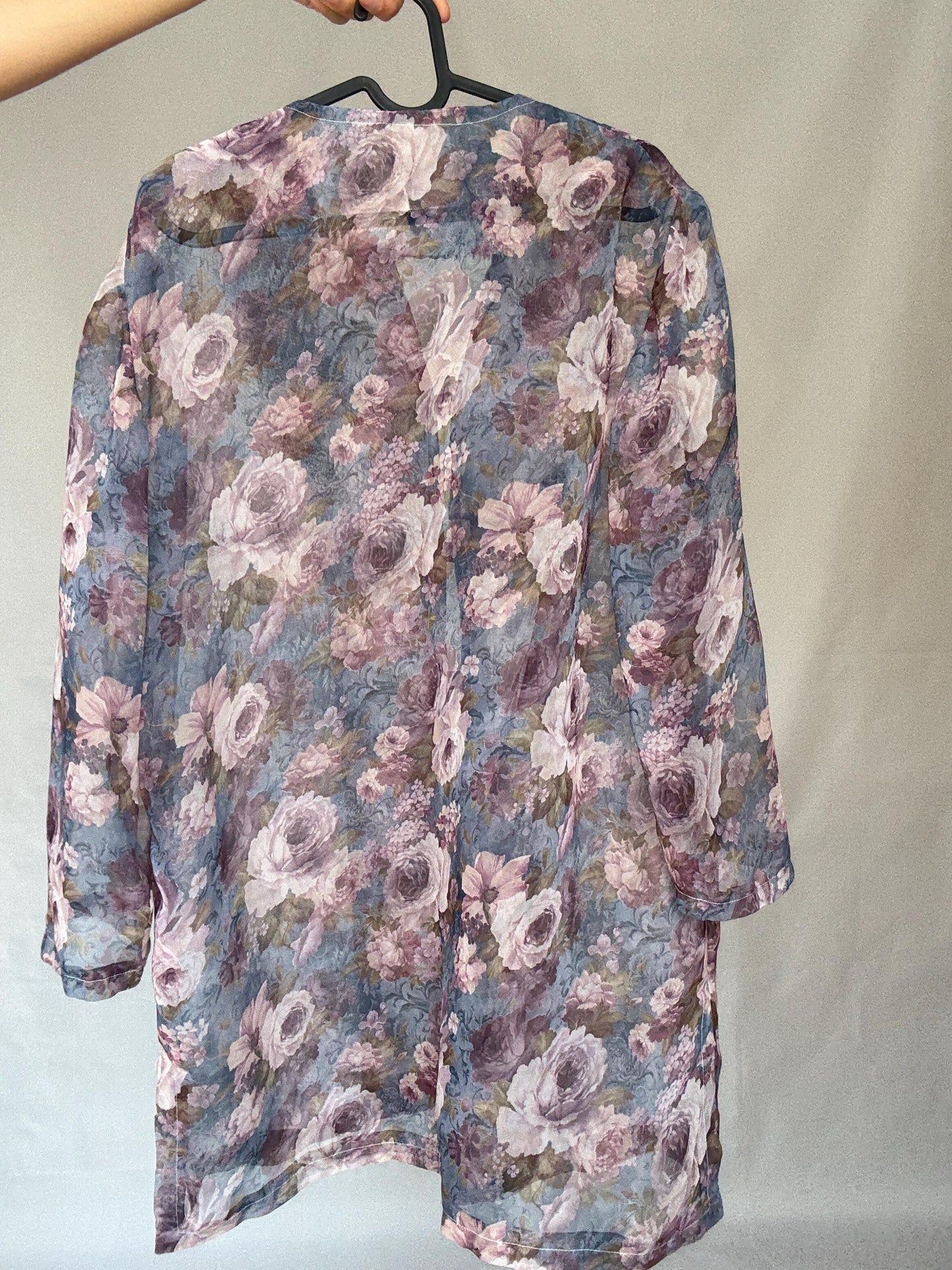 Handmade Vintage Sheer Floral Blouse | Fairycore Festival Top | cute flower top, Coachella Boho Button-Up, cottagecore romantic aesthetic