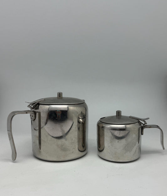Vintage Ibili Stainless Steel Milk and Sugar Set