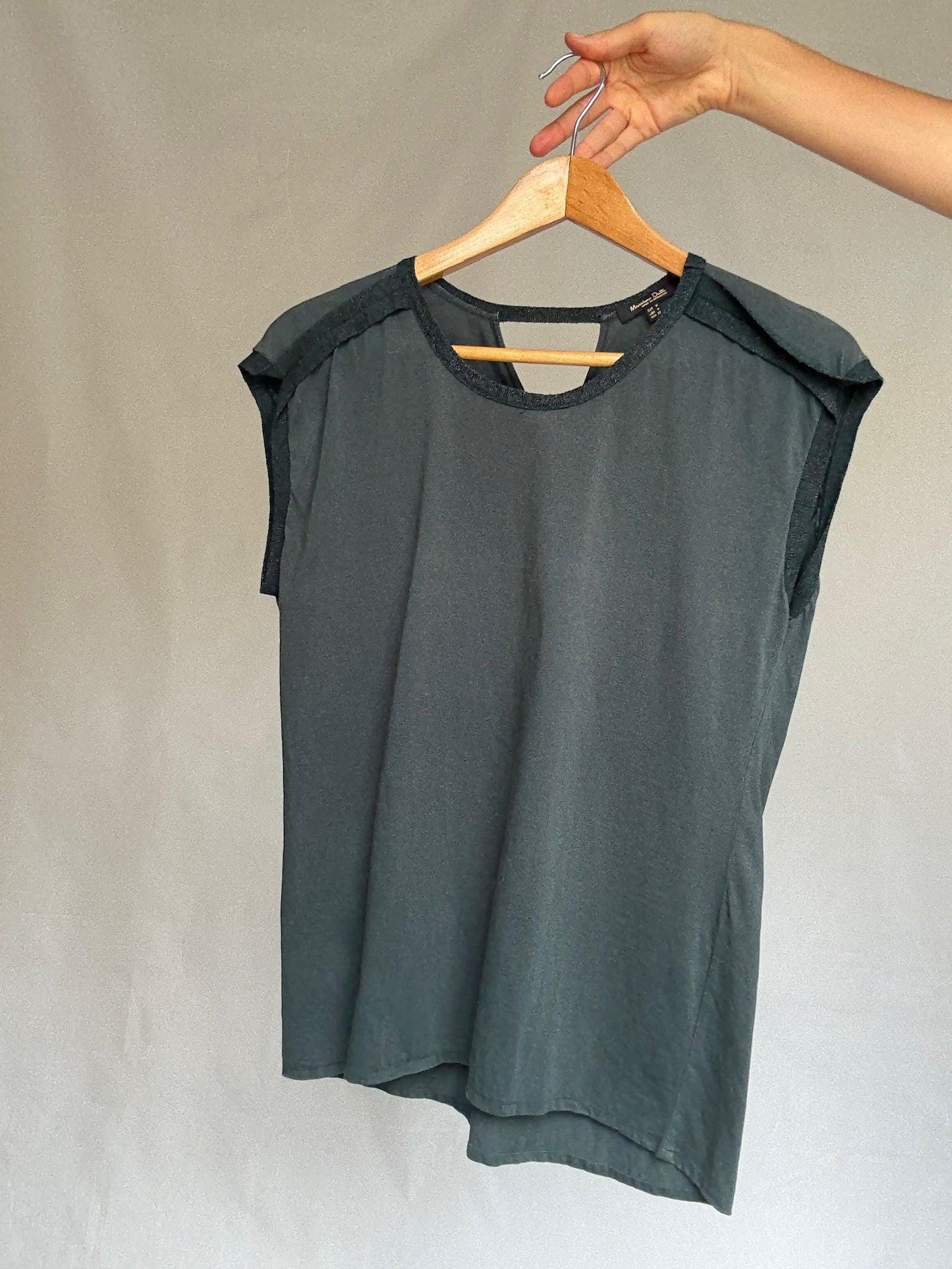 Minimalist Sleeveless Cotton Top in White — additional view 9