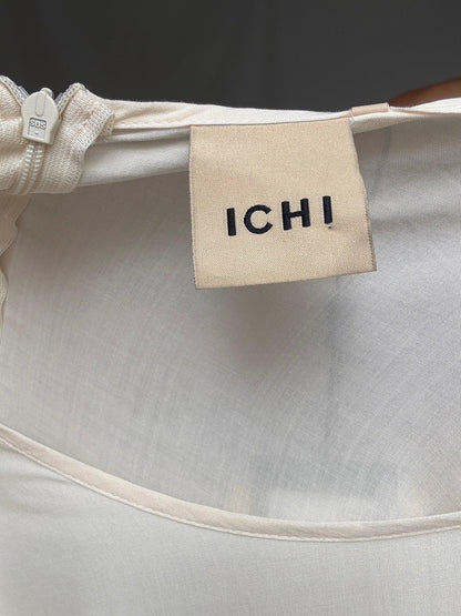 Chic Ivory ICHI Blouse with Sheer Details — additional view 7