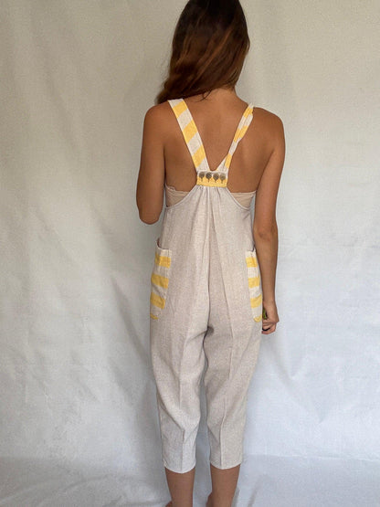 90s Striped Wide-Leg Jumpsuit — additional view 6