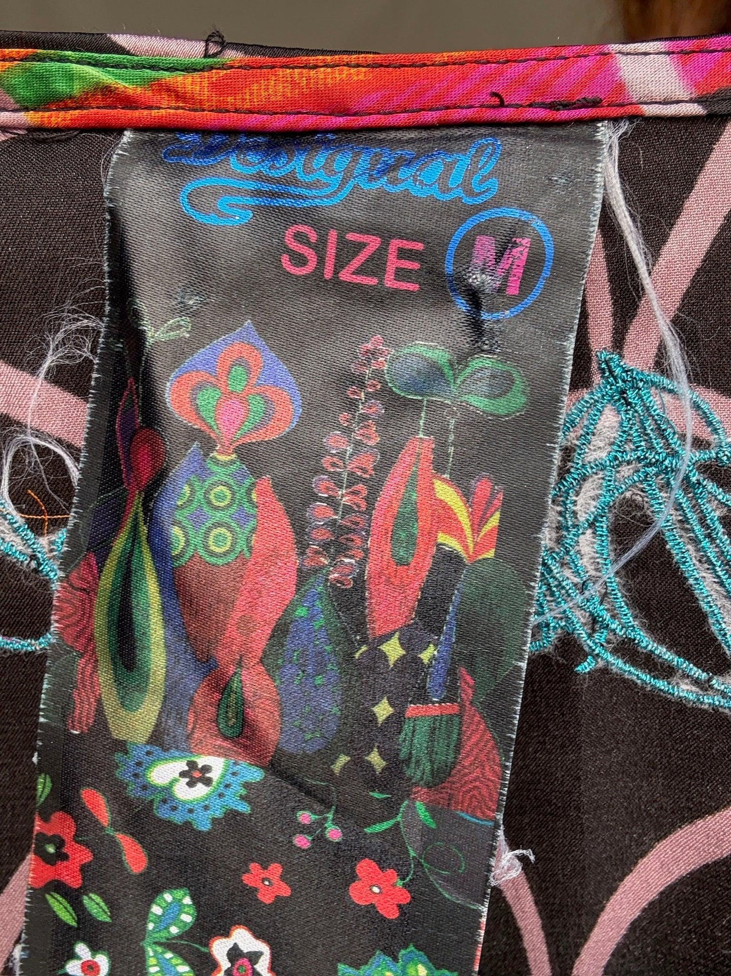 Psychedelic Floral Tunic Top by Desigual — additional view 5
