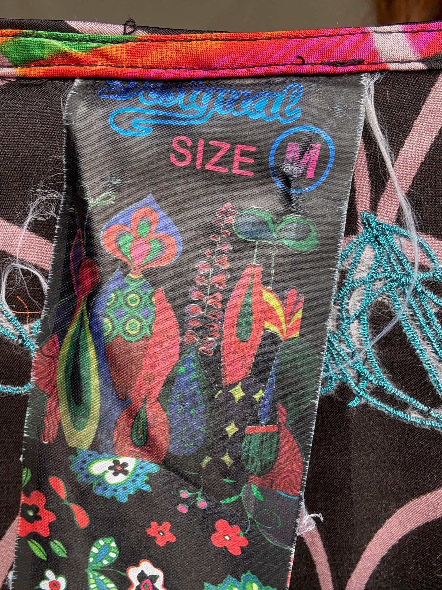 Psychedelic Floral Tunic Top by Desigual — additional view 5