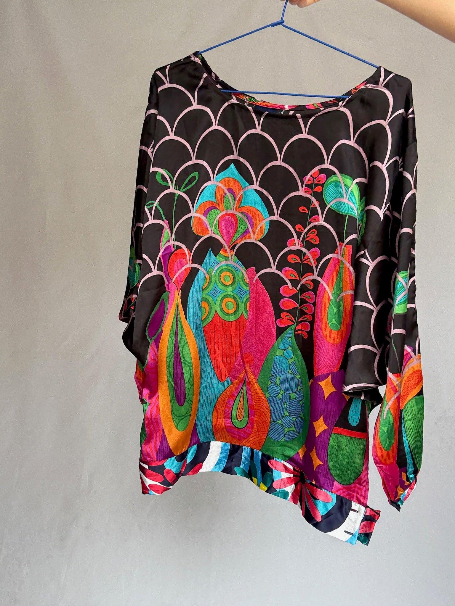 Psychedelic Floral Tunic Top by Desigual — additional view 6