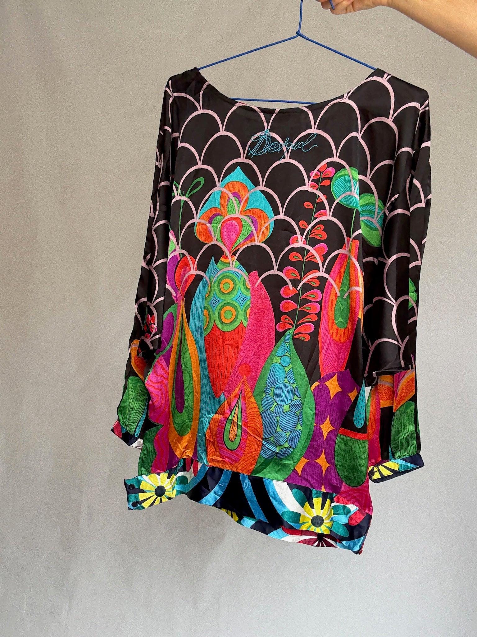 Psychedelic Floral Tunic Top by Desigual — additional view 9