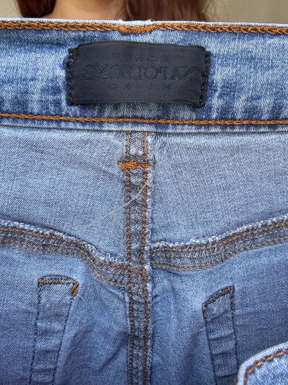 High Waist Skinny Jeans In Stretchy Cotton Lycra — additional view 10