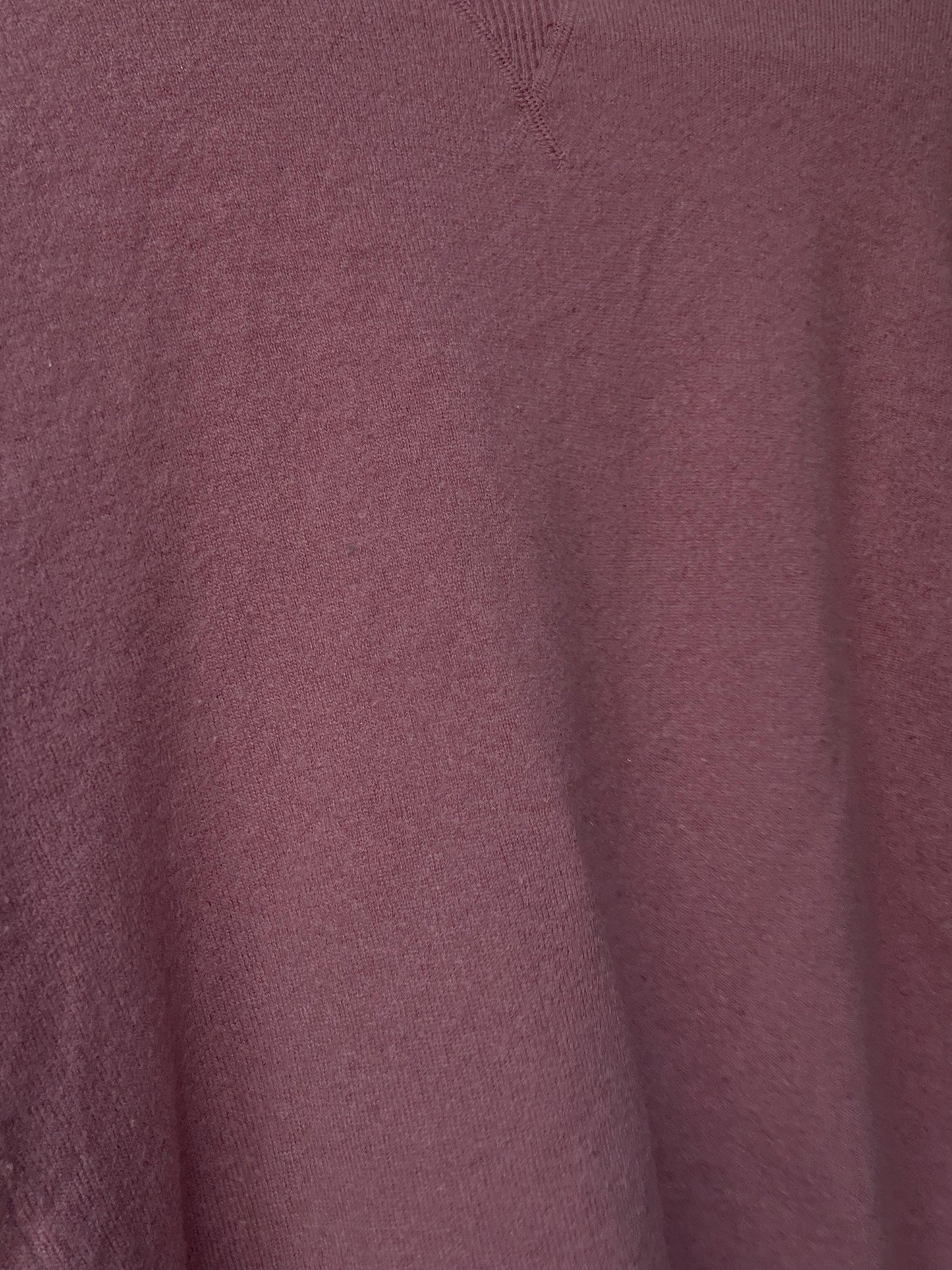 Massimo Dutti dusty pink jumper, wool cashmere blend feel, relaxed fit, ribbed cuffs and hem, minimalist chic, Size M, everyday comfort