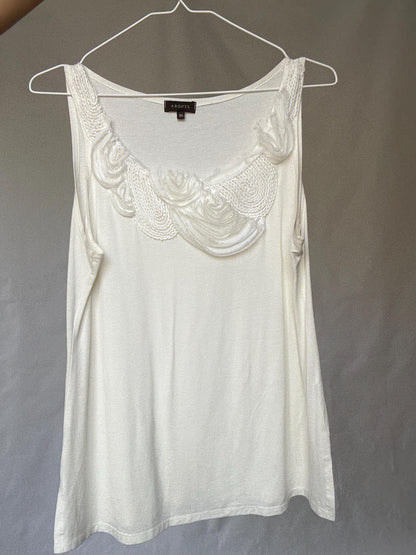 White Cotton Camisole Top — additional view 8