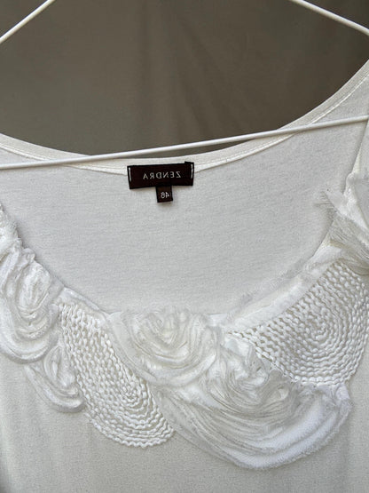 White Cotton Camisole Top — additional view 9