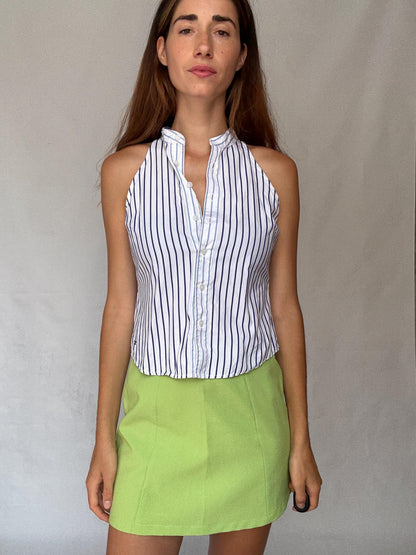Tommy Hilfiger Striped Cotton Sleeveless Blouse — additional view 8