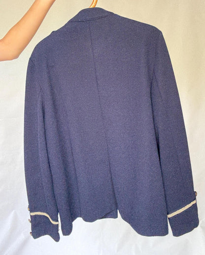 Navy Military Blazer With Gold Buttons — additional view 10