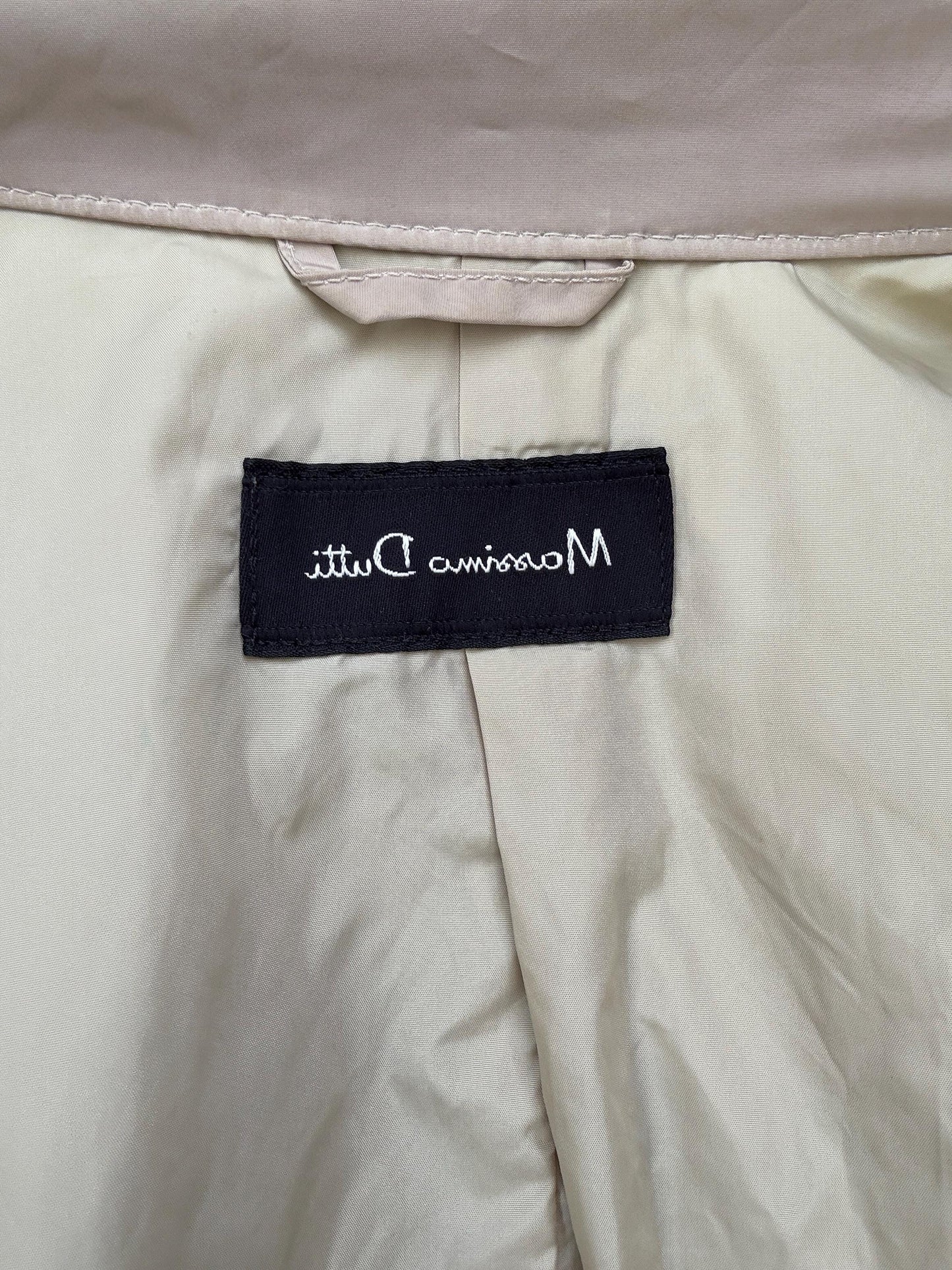 Elegant Beige Massimo Dutti Jacket with Four Pockets – Light Academic Style – Perfect for Layering US Women's Size S