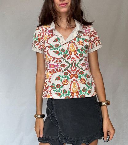 Colourful Polo Shirt by Pedro Del Hierro — detail