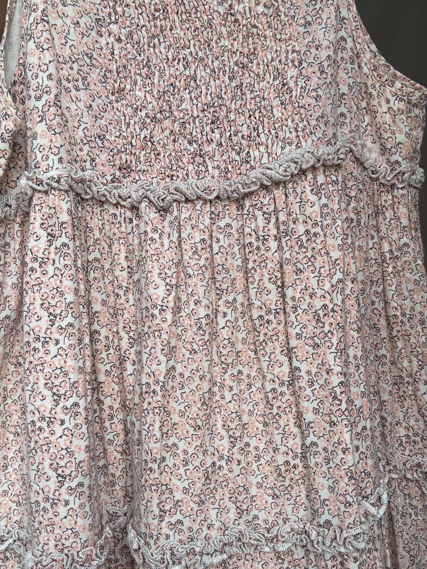 Pomp de Lux cotton floral sundress – EU 134/140 girl’s size or XXS - XS, fully lined flower print summer dress