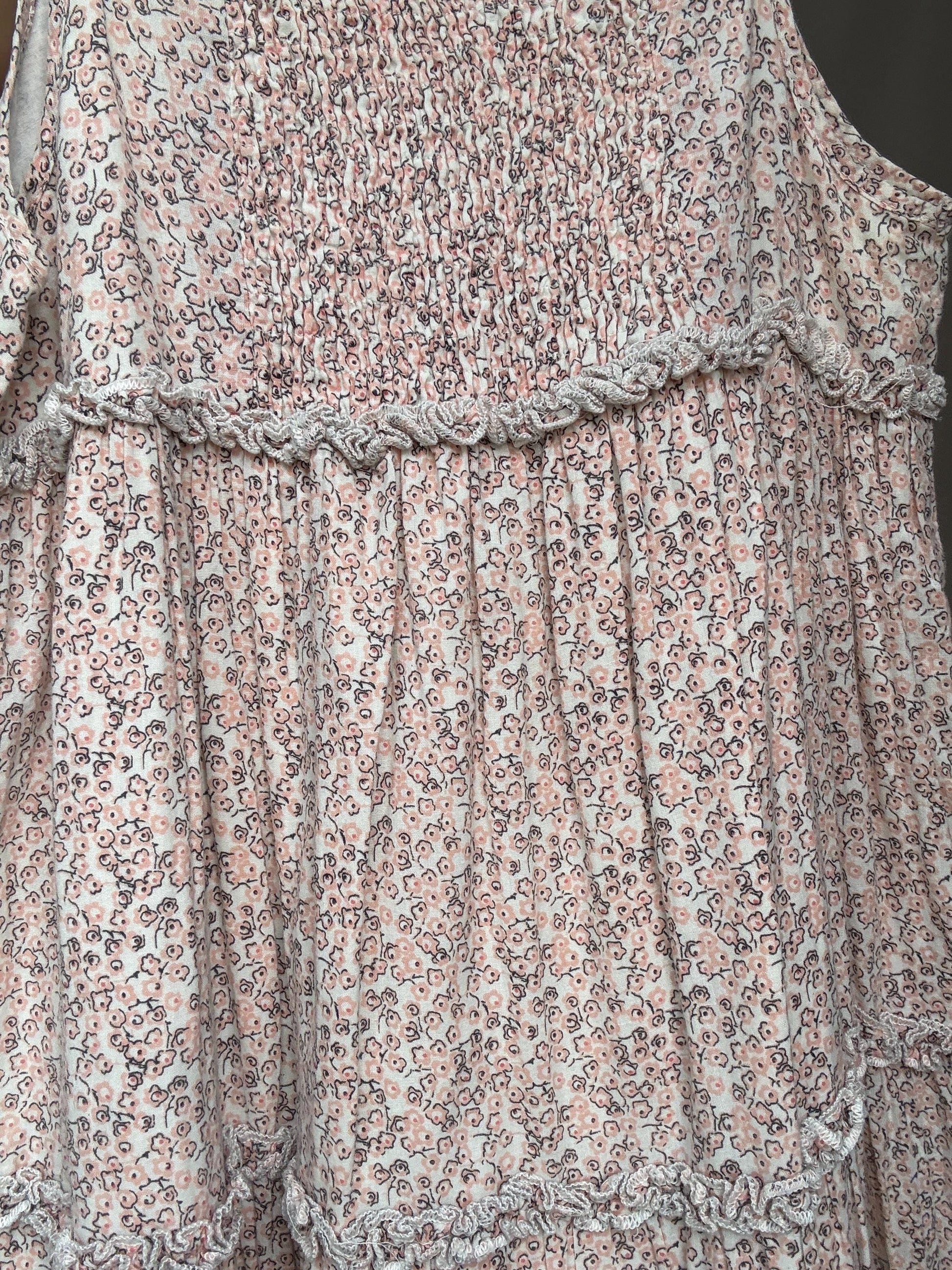 Pomp de Lux cotton floral sundress – EU 134/140 girl’s size or XXS - XS, fully lined flower print summer dress