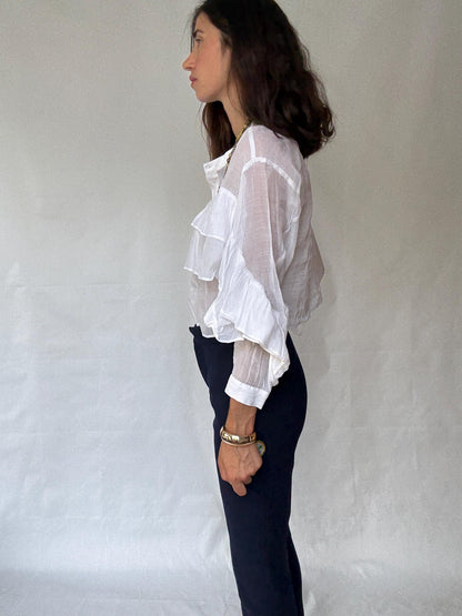 Carolina Herrera Wool Tapered Pants — additional view 6