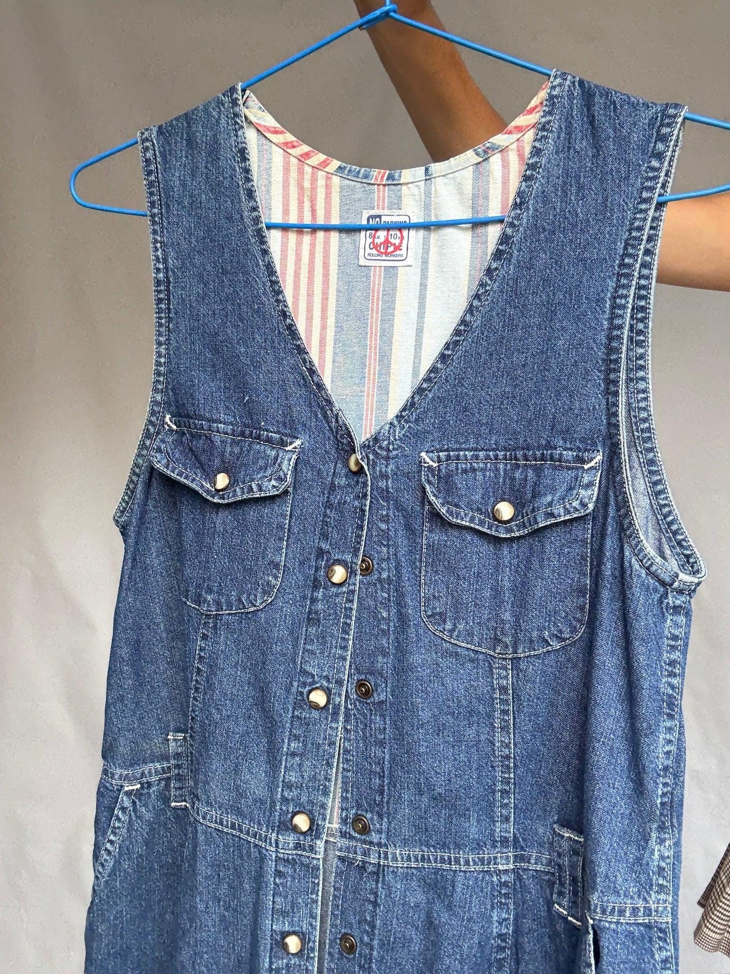 Vintage Chipie Denim Midi Dress — additional view 8