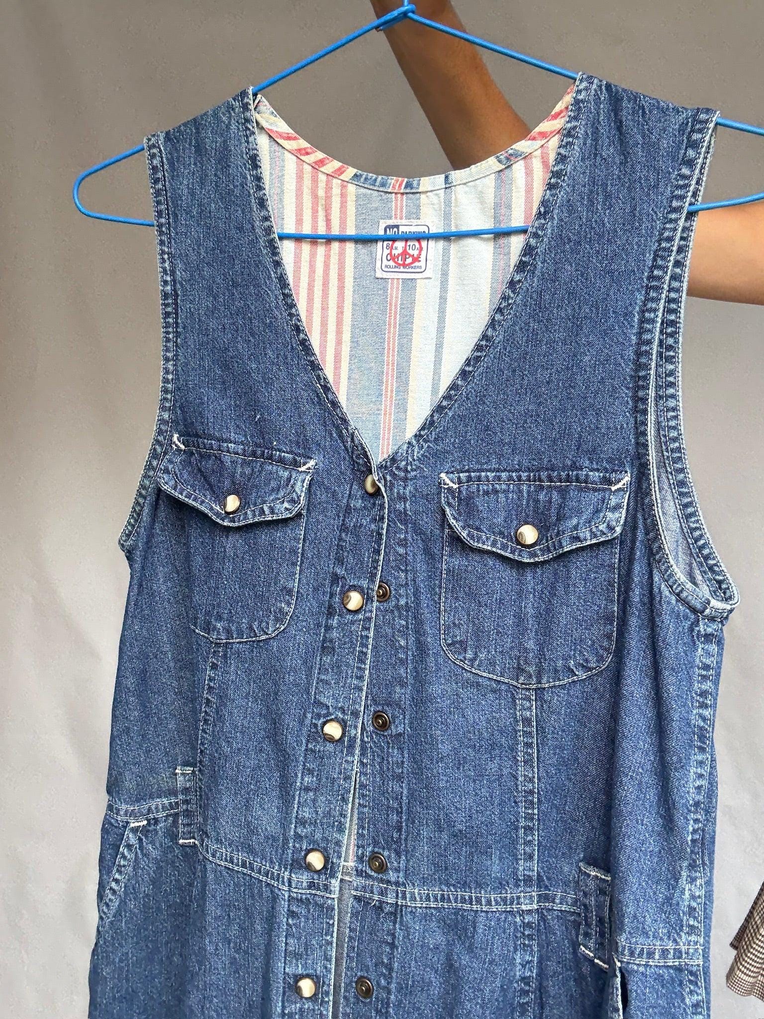 Vintage Chipie Denim Midi Dress — additional view 8