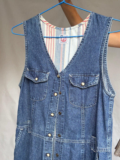 Vintage Chipie Denim Midi Dress — additional view 8