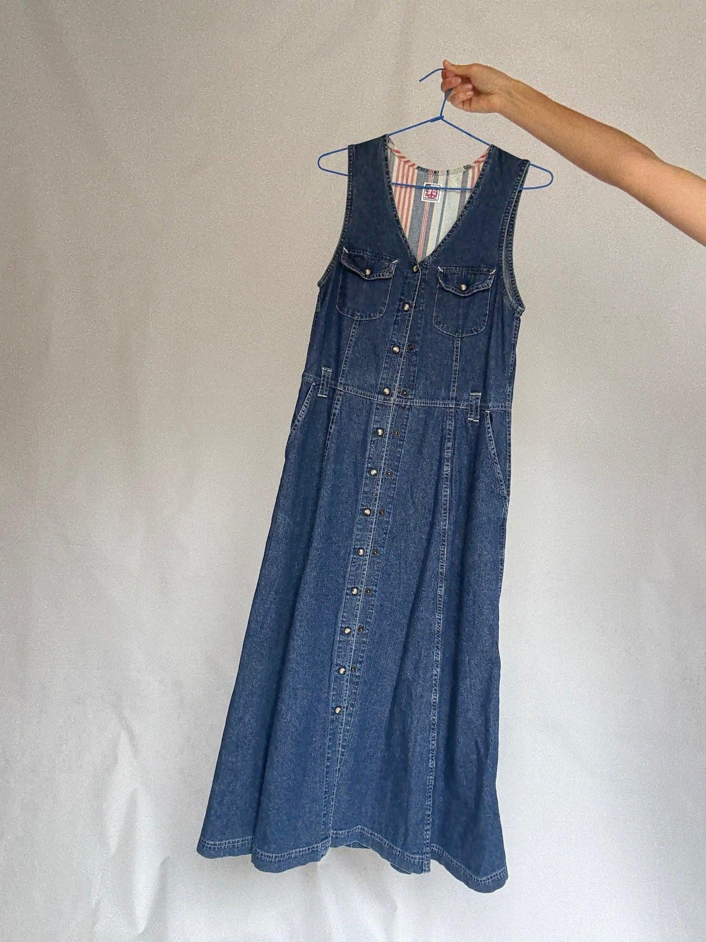 Vintage Chipie Denim Midi Dress — additional view 9
