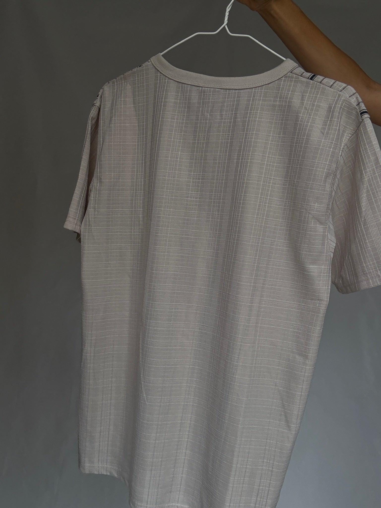 Natural-Toned Striped Cotton Shirt — additional view 11