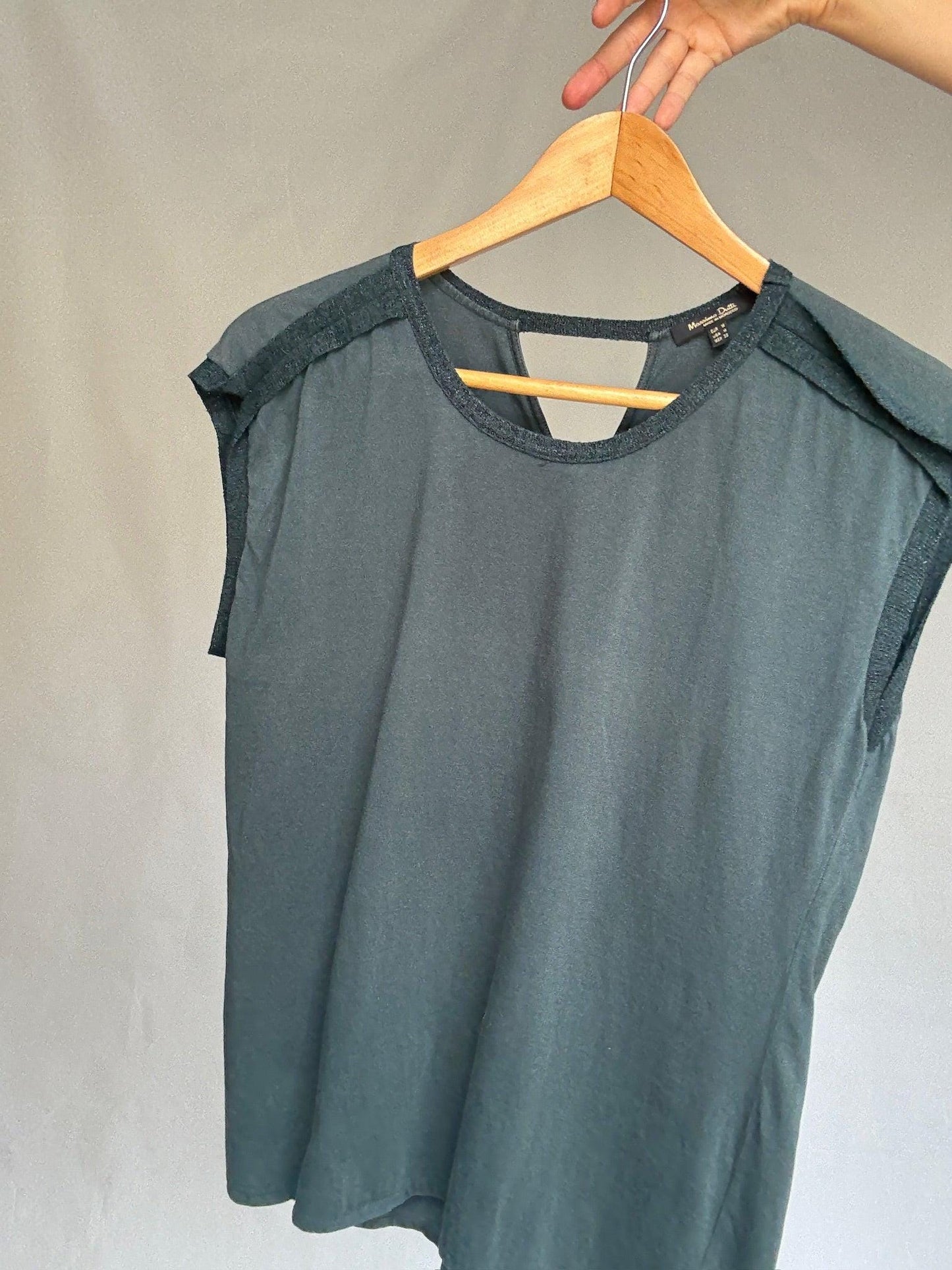 Minimalist Sleeveless Cotton Top in White — additional view 8