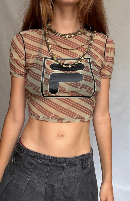 Sheer Mesh Crop Tee in Y2K Style — additional view 7