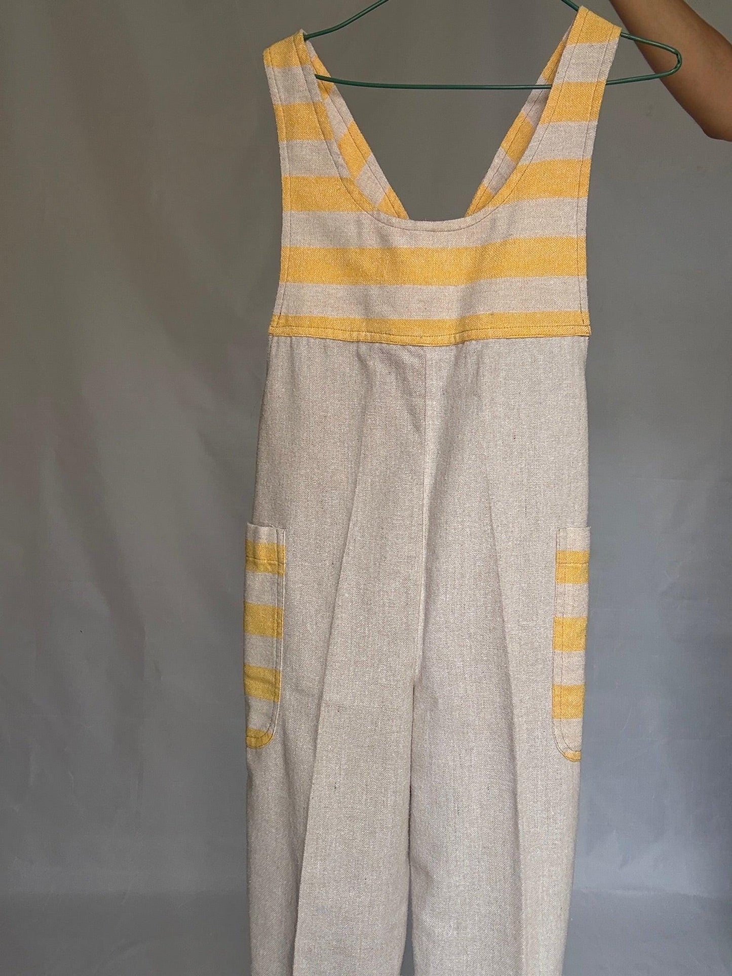 90s Striped Wide-Leg Jumpsuit — additional view 8