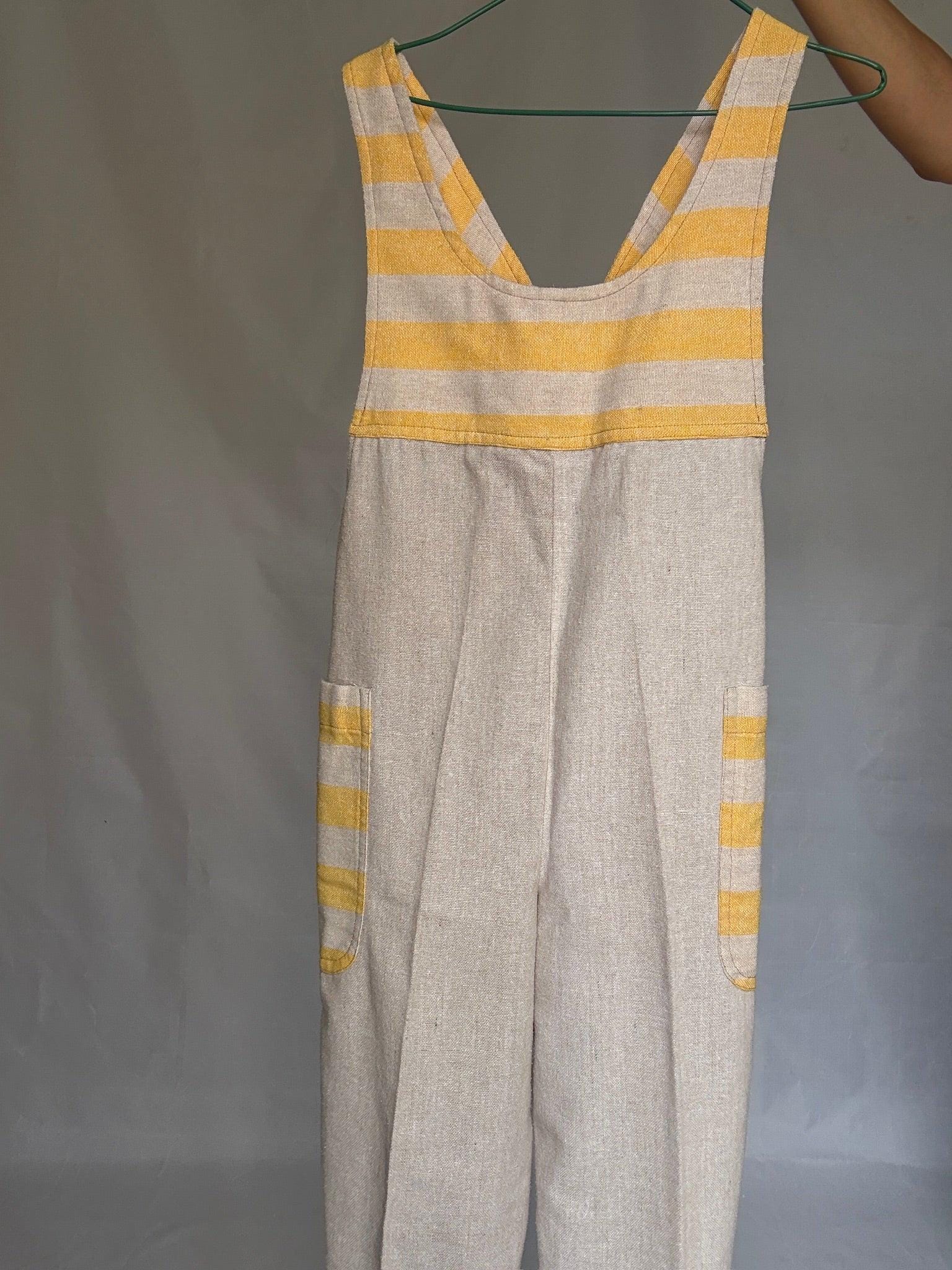 90s Striped Wide-Leg Jumpsuit — additional view 8