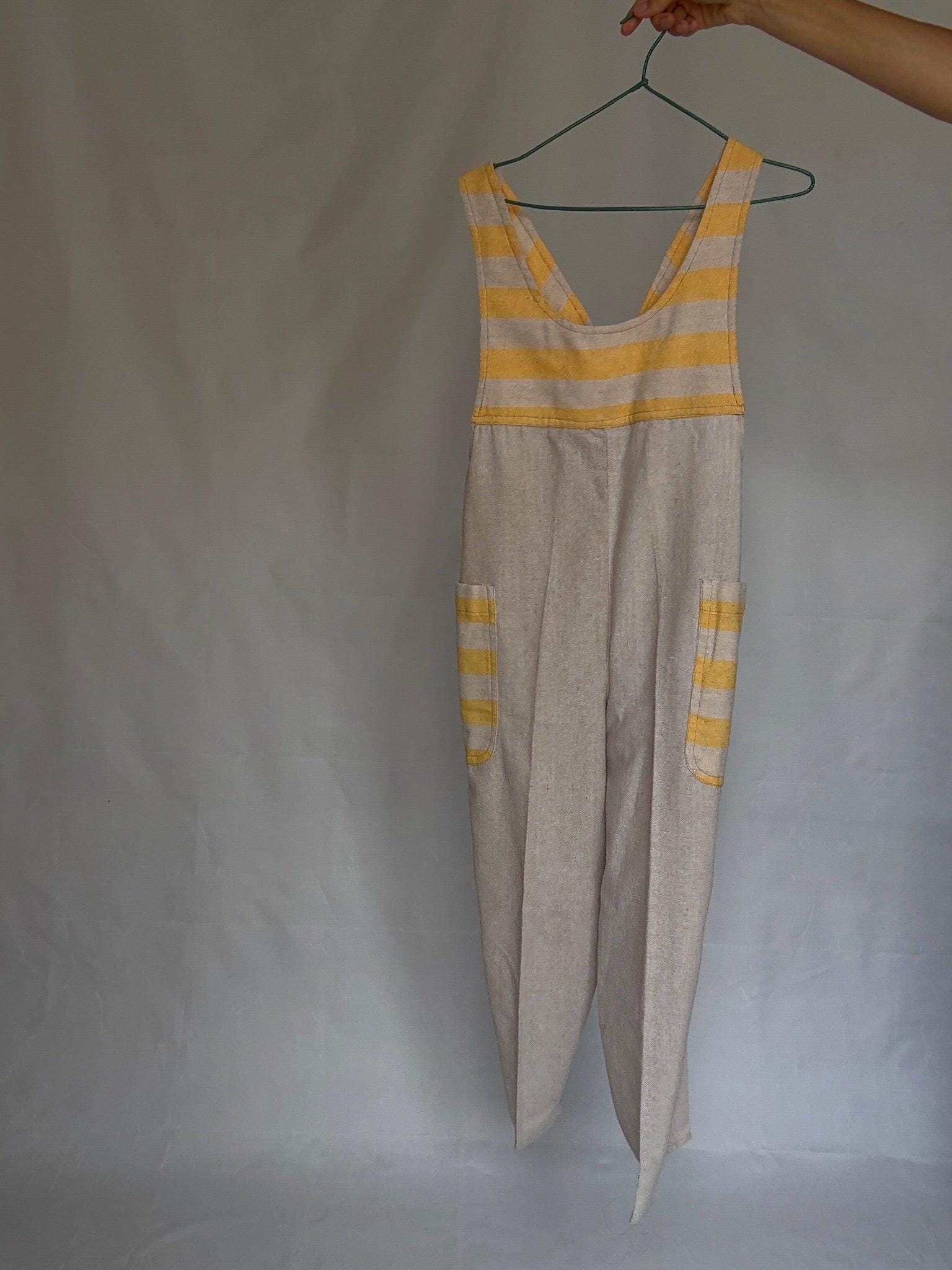 90s Striped Wide-Leg Jumpsuit — additional view 9
