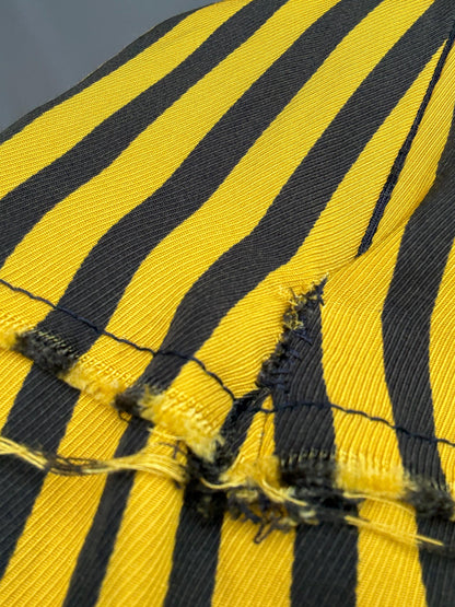 Vintage Black And Yellow Striped Skirt — additional view 10