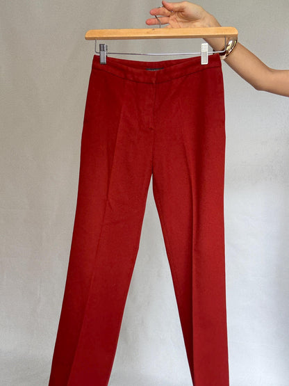 Red Pure Wool Trousers — additional view 7