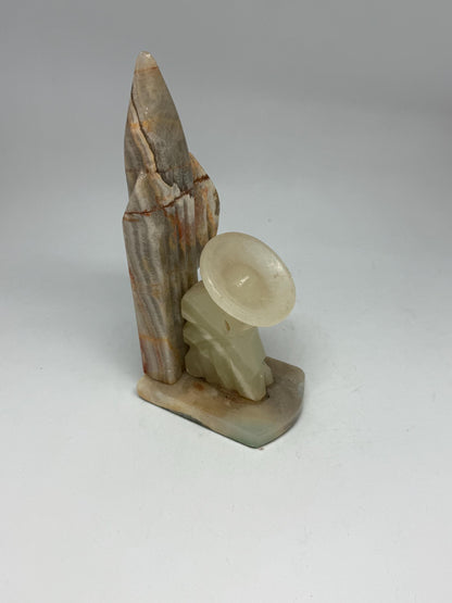 Onyx Marble Bookend in Earthy Tones — additional view 5