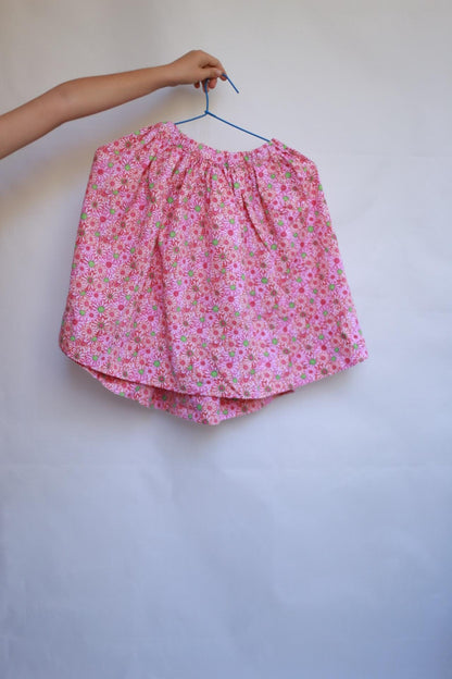 Vintage Pink Floral Summer Skirt — additional view 8
