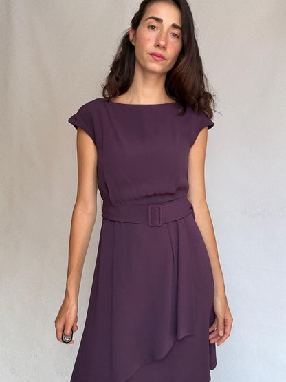 Luxe Massimo Dutti Purple Formal Dress — additional view 11