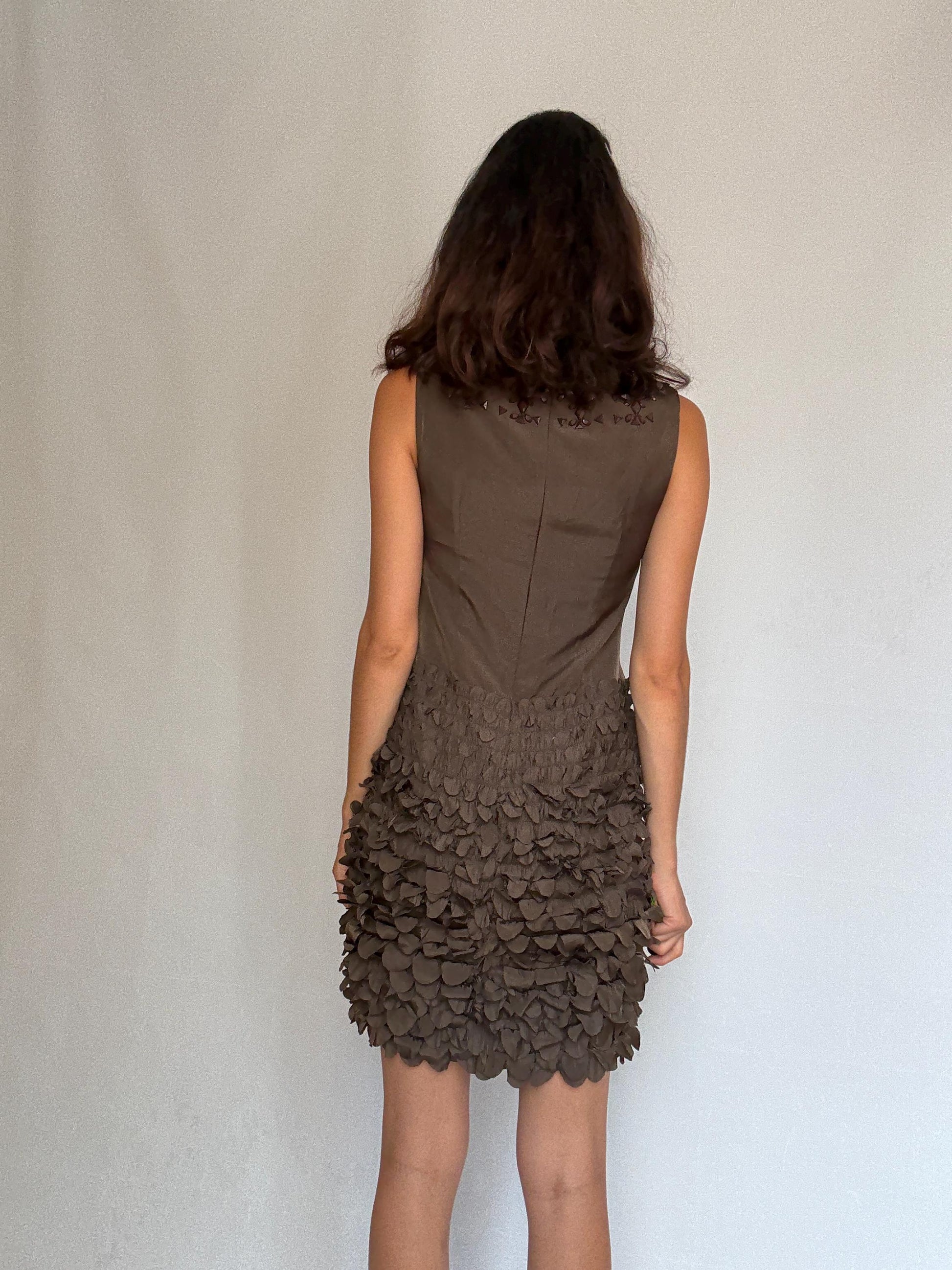 Alex & Claude vintage dress, viscose blend, fitted silhouette, retro design, vintage 90s, US M, evening wear