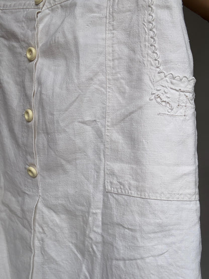 Vintage High-Waist Cotton Skirt — additional view 8