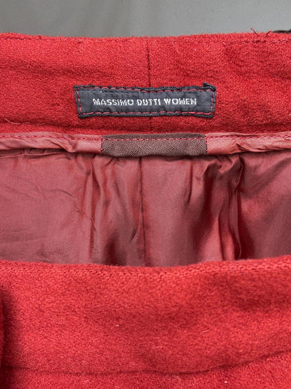 Red Pure Wool Trousers — additional view 5