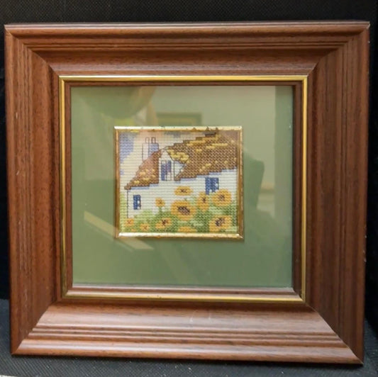 Mini Framed Cottagecore Cross-Stitch Art Set