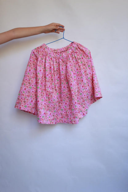 Vintage Pink Floral Summer Skirt — additional view 7