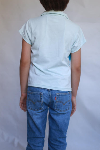 Nike Blue Athletic Top for Kids — additional view 7