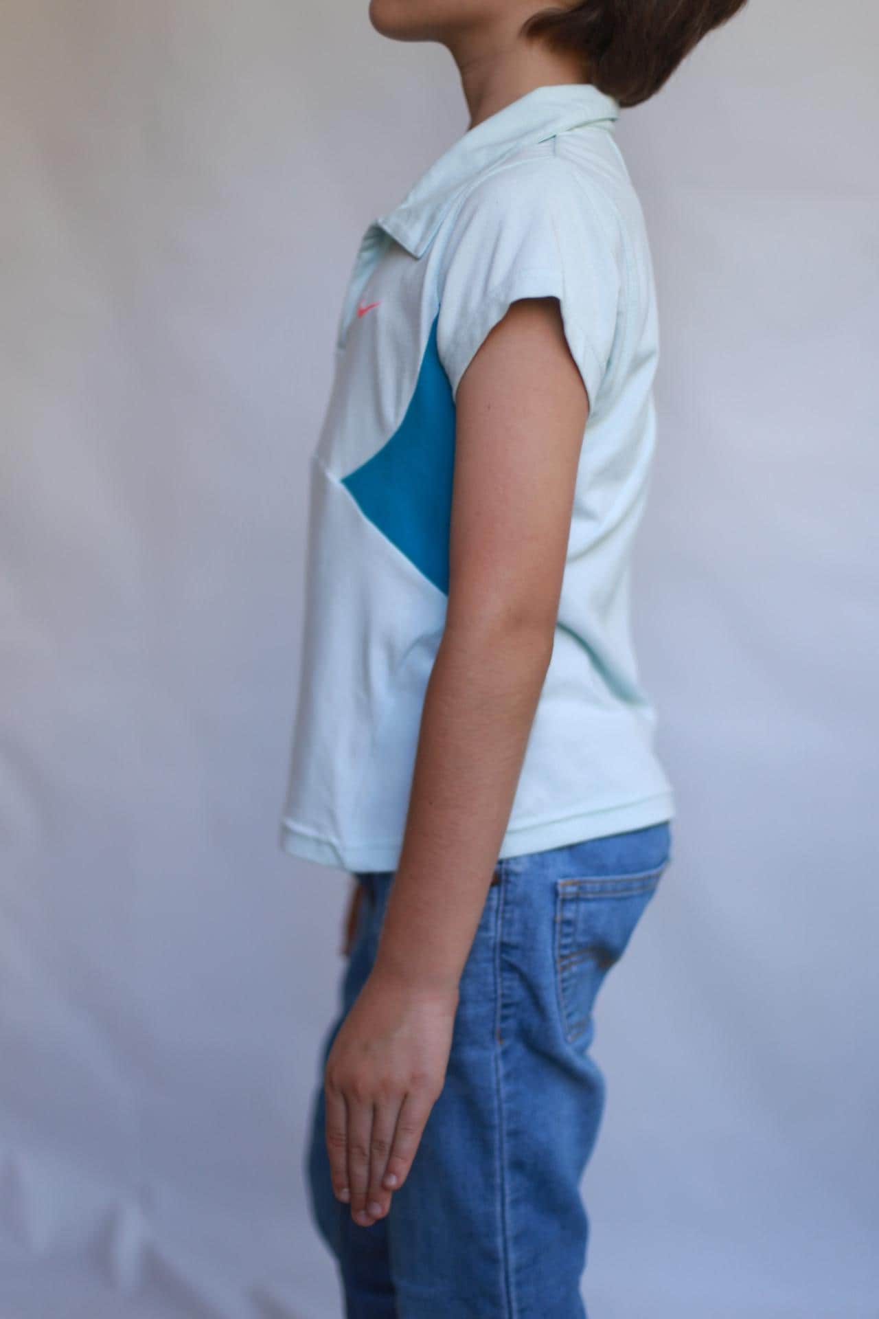 Nike Blue Athletic Top for Kids — additional view 5