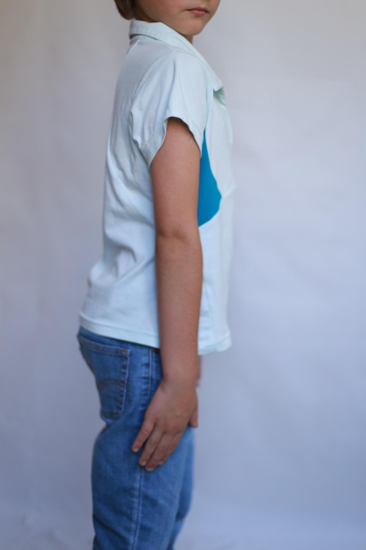 Nike Blue Athletic Top for Kids — additional view 8