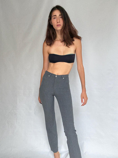 Vintage Grey Comfort Fit Trousers — additional view 9