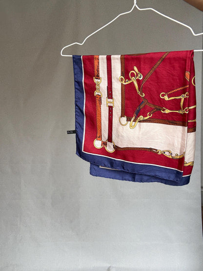 Festina Oro Red Silk Wrap Scarf — additional view 7