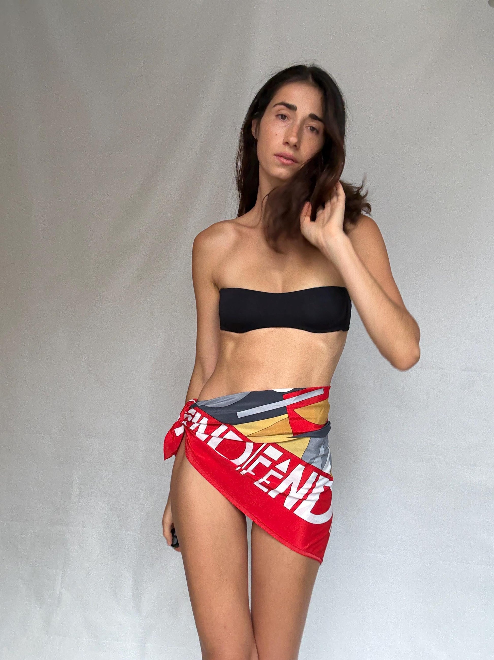 Vintage scarf, Fun playful summer top, Colourful wrap around accessory, Old money vibe, Sexy design pareo, Pool party skirt