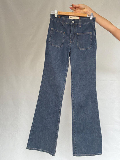 Flared Italian Designer Jeans for Tall Women — additional view 7