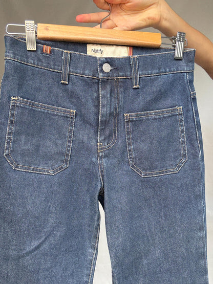 Flared Italian Designer Jeans for Tall Women — additional view 8